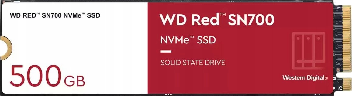 Dysk Ssd Wd Red SN700 500GB M.2 2280 Pcie x4 Gen3 NVMe