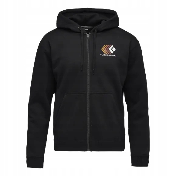 Bluza Black Diamond Faded Full Zip Hoody Black [Rozmiar XL]
