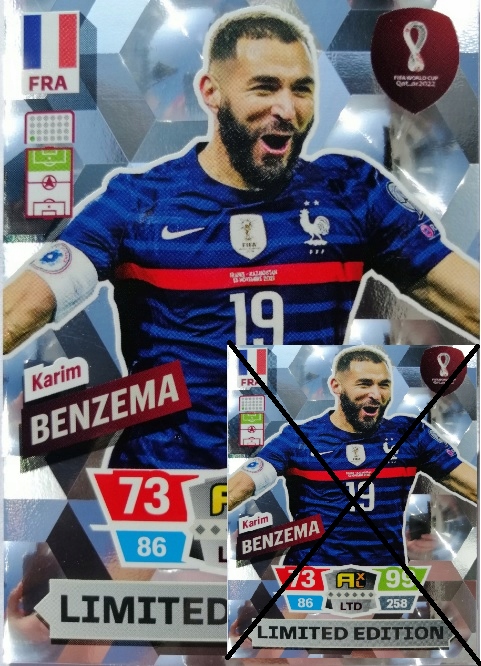 World Cup Qatar 2022 Limited Edition Benzema XXL