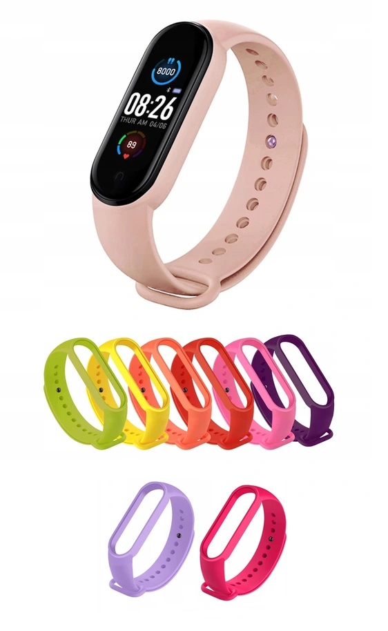 

Xiaomi MI Band 6NFC Zestaw 7 Opasek Gama Kolorów