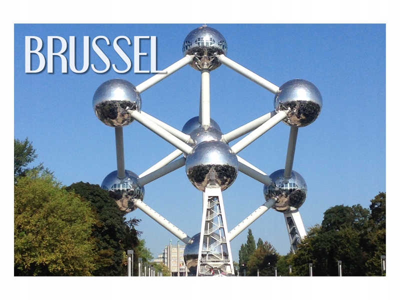 

Bruksela Atomium Monument Magnes na lodówkę