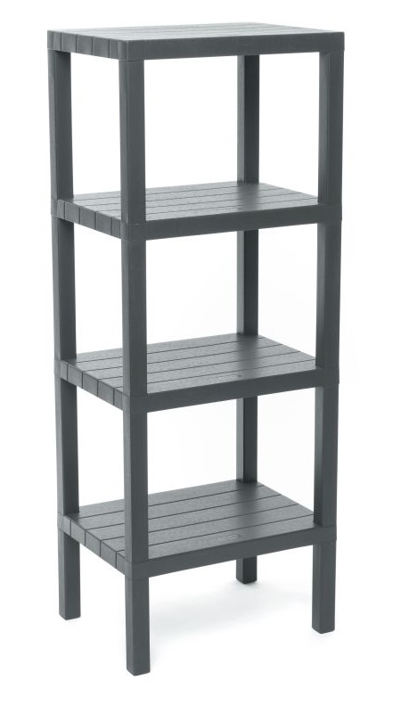 

Regał łazienkowy Półka stojąca 4 poziomy Tatay