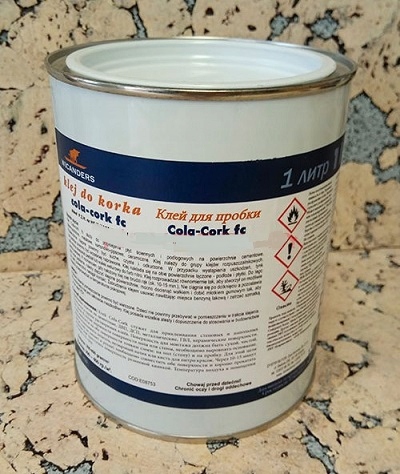 

Cola-Cork Klej do boazerii korkowej 1L Wicanders