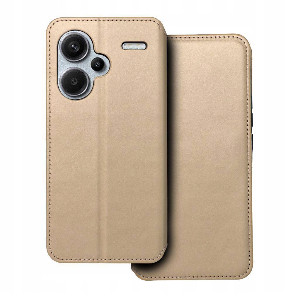 Etui Dual Pocket Do Xiaomi Redmi Note 13 Pro Plus 5G Złoty