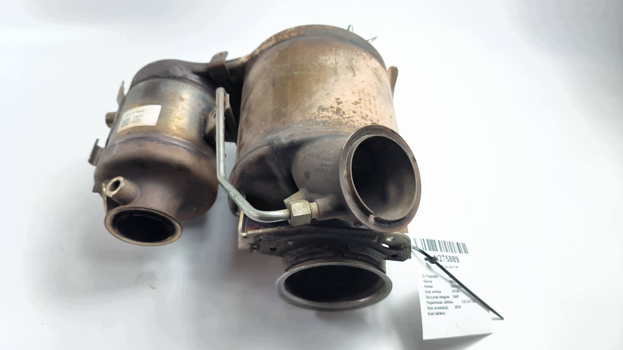 catalyst DPF 5Q0131705AQ 2.0 TDI SKODA SUPERB III