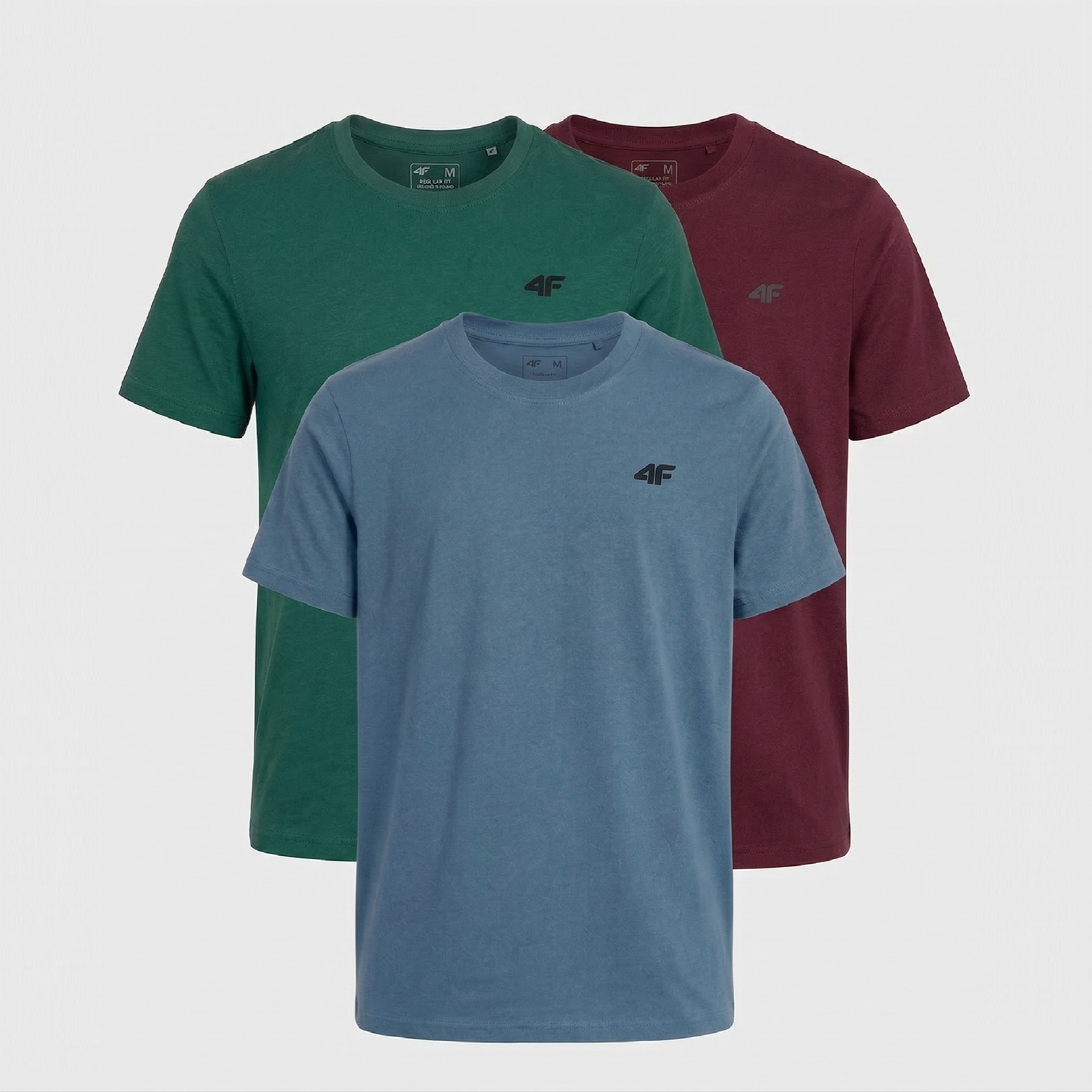 Tričko Pánské Limitované 4F Tričko Komplet Sada 3 Kusů XXL M3948 SS26