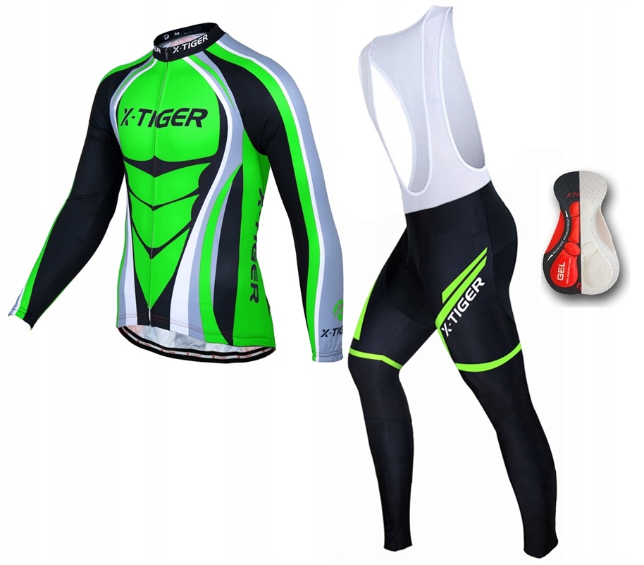 Komplet Termoaktywny Rowerowy Z Wkładką Szelki Pro