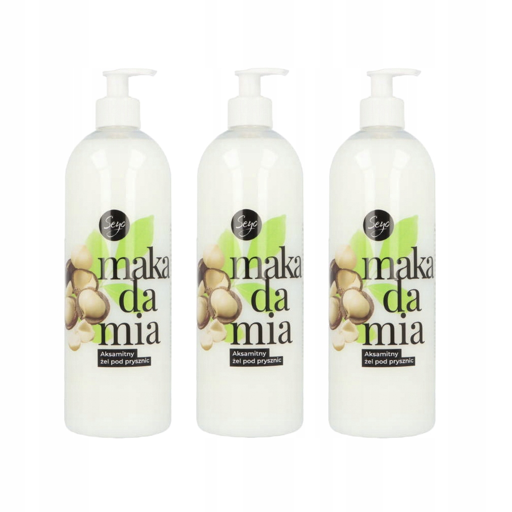 

Zestaw Seyo Żel Pod Prysznic Makadamia 3x750ml