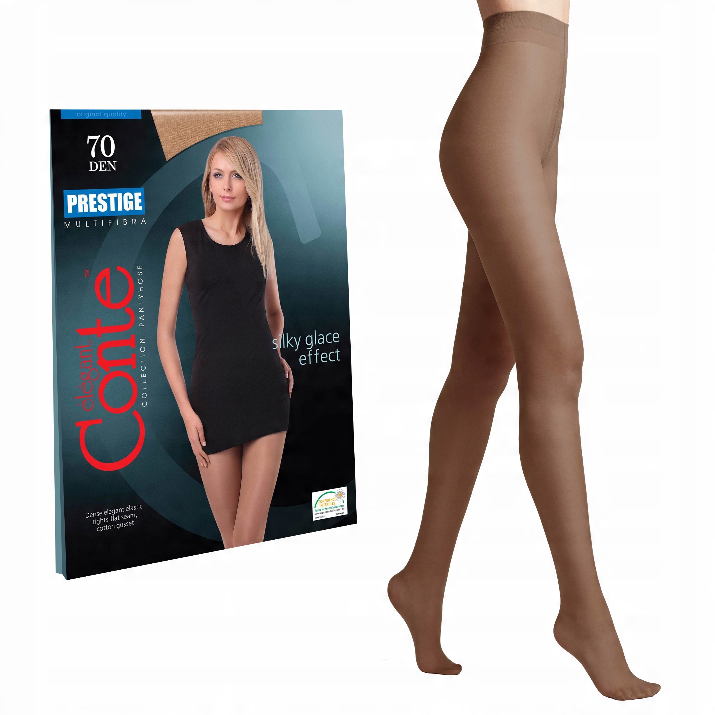 

Rajstopy damskie 70 den Lycra Conte Prestige, r 4