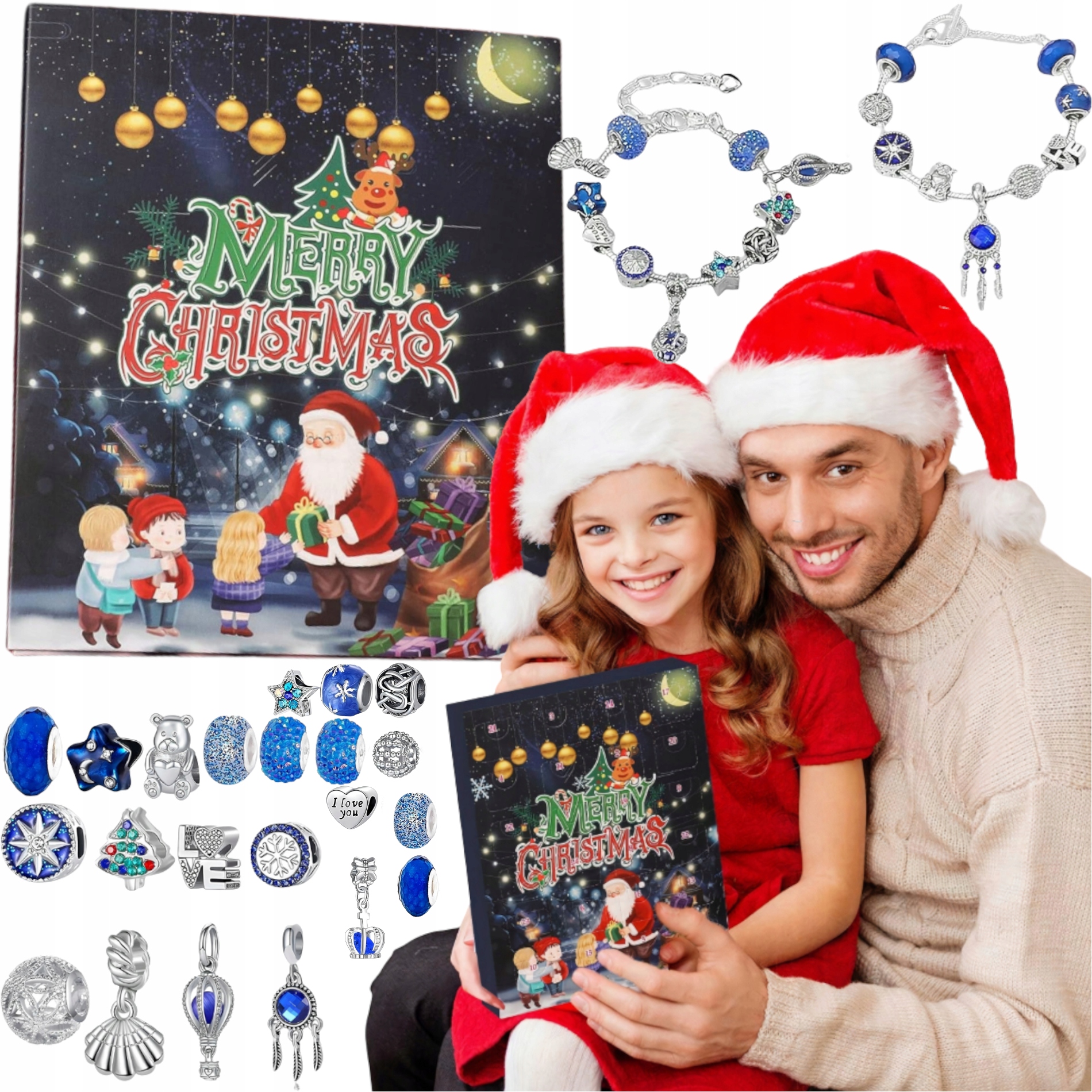 Adventní Kalendář Pro Dívku, Krásná Sada Na Výrobu Náramků