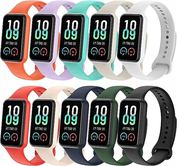 PASEK OPASKA SILIKONOWA DO AMAZFIT BAND 7 Materiał silikon