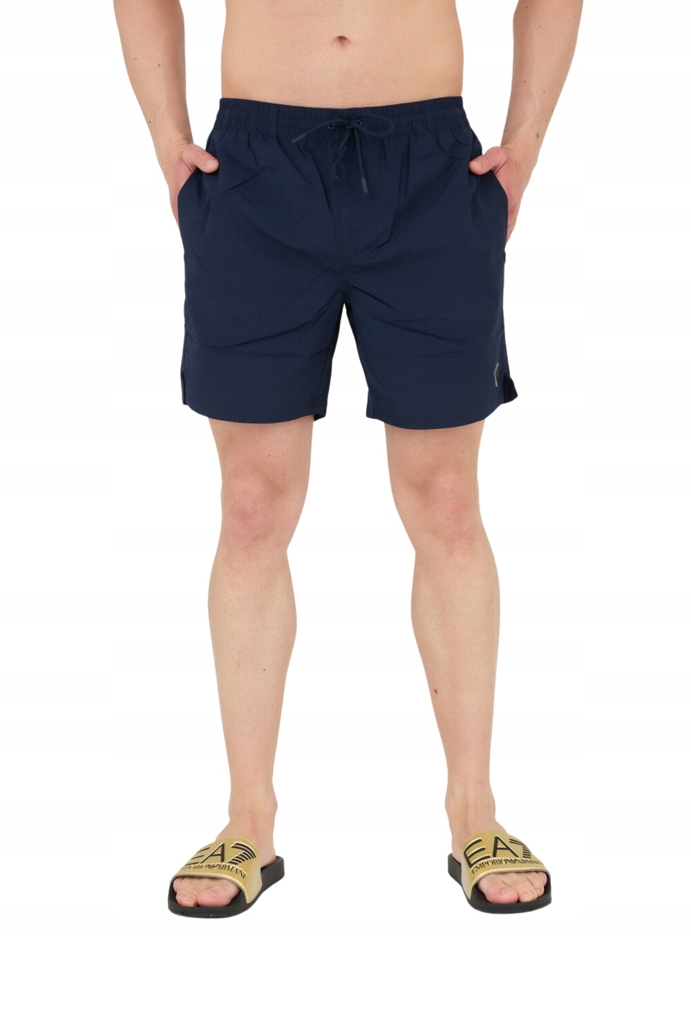 Guess Pánské plavkové šortky modré, velikost S