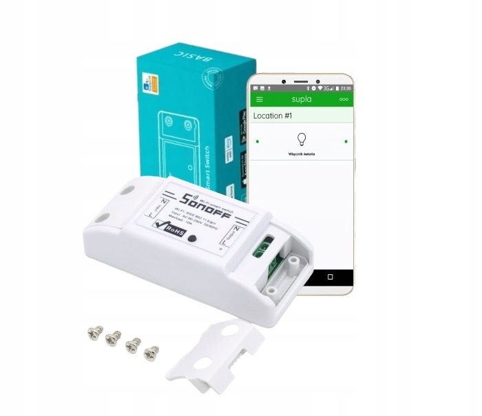 Sonoff Basic R2 z usługą zmiany softu na SUPLA