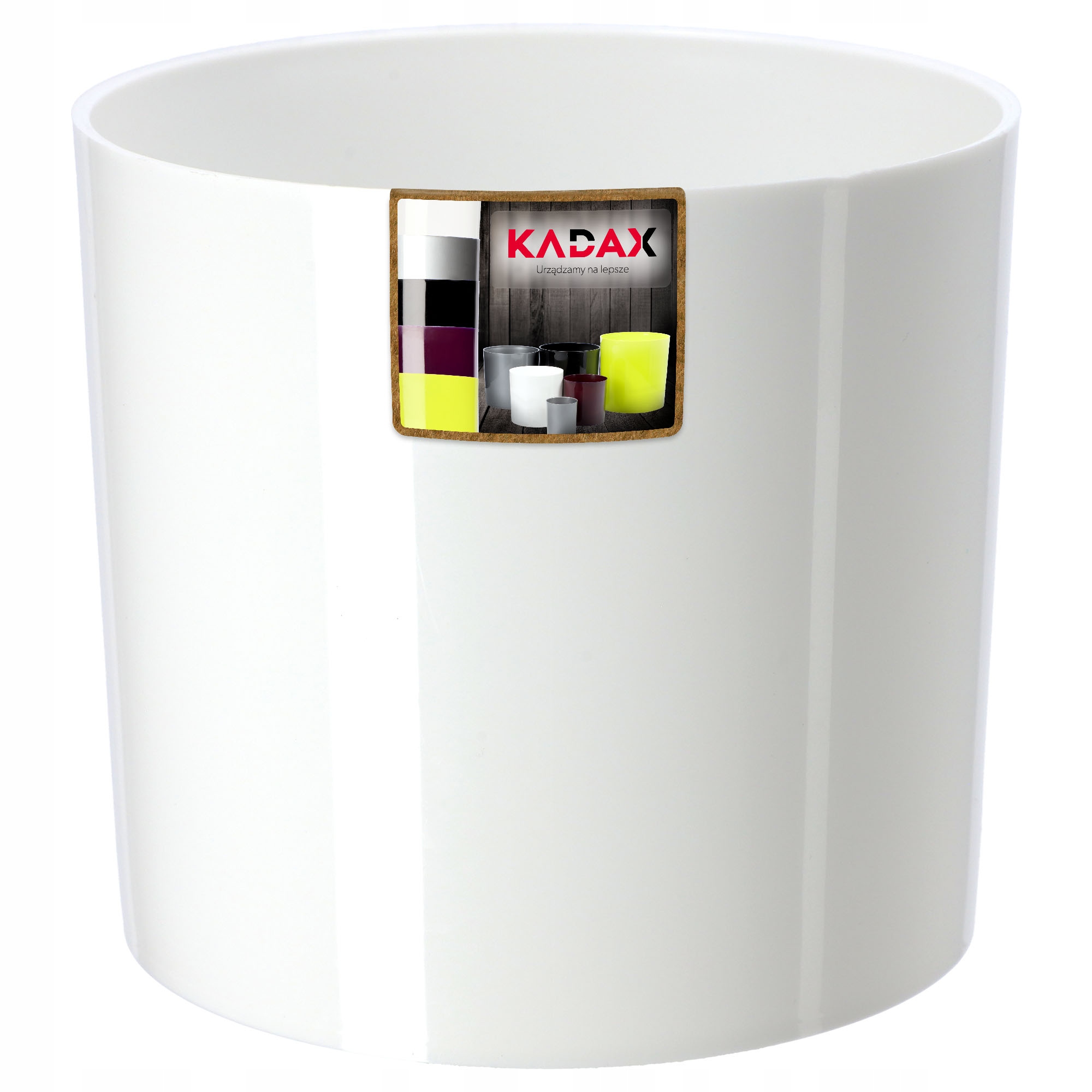 

Doniczka Osłonka Na Kwiaty Owalna Biała 15 CM