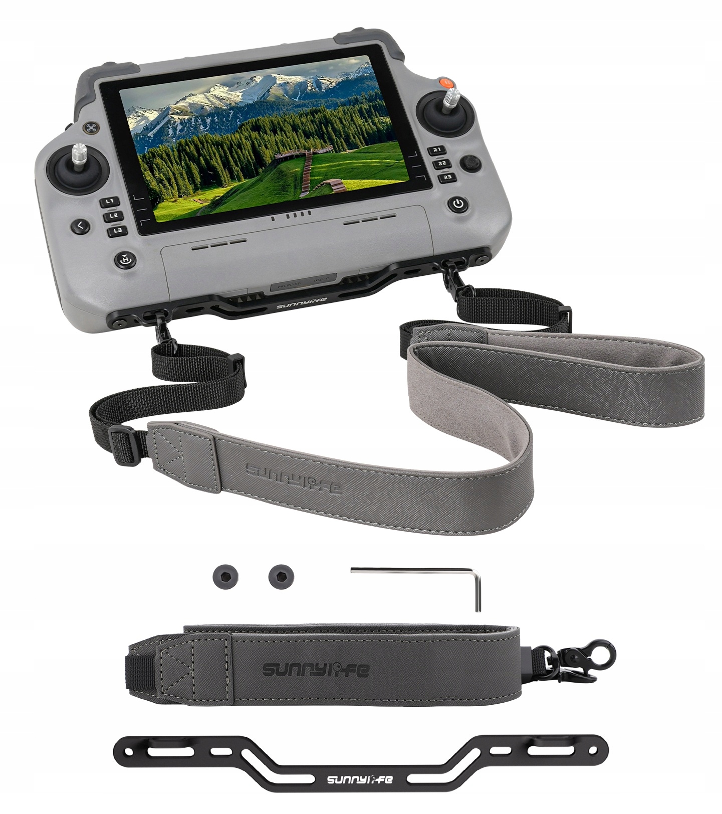 Postroj Držák Pásek Upevnění na Krk pro dálkové ovládání dronu pro Dji Rc Plus 2 1