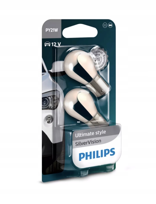 

Philips Żarówki PY21W SilverVision efekt chromu