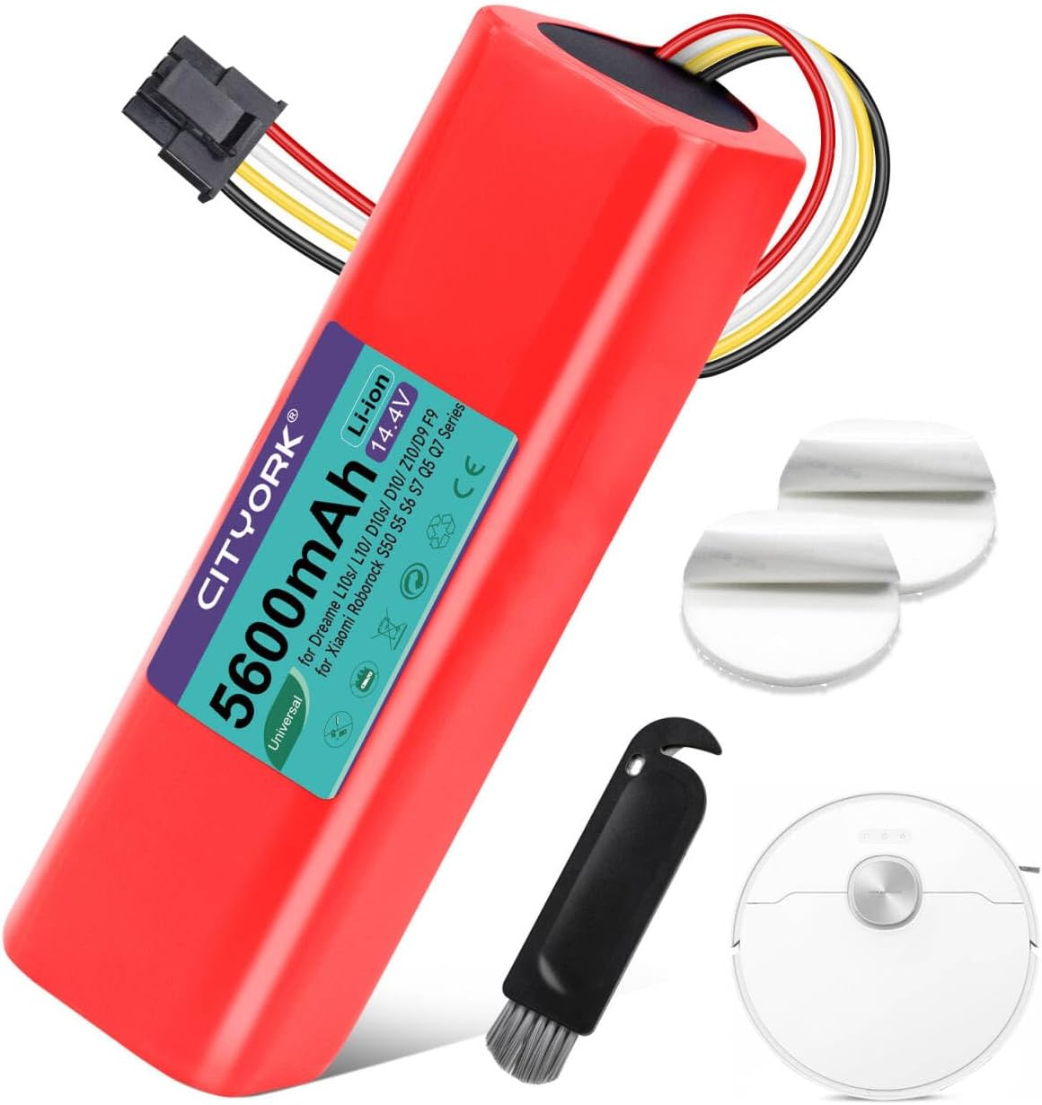 Akumulátor 5600 mAh pro Dreame Xiaomi Roborock Li-Ion 14,4 V Baterie