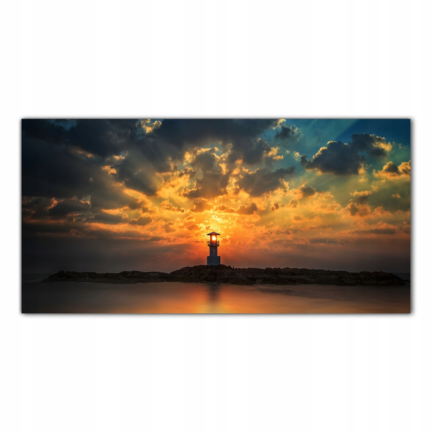 Maják More 120x60 Tvrdené sklo panel