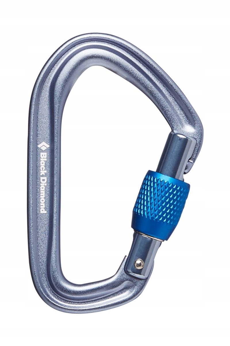 Karabinek wspinaczkowy Black Diamond Hotforge Screwgate niebieski