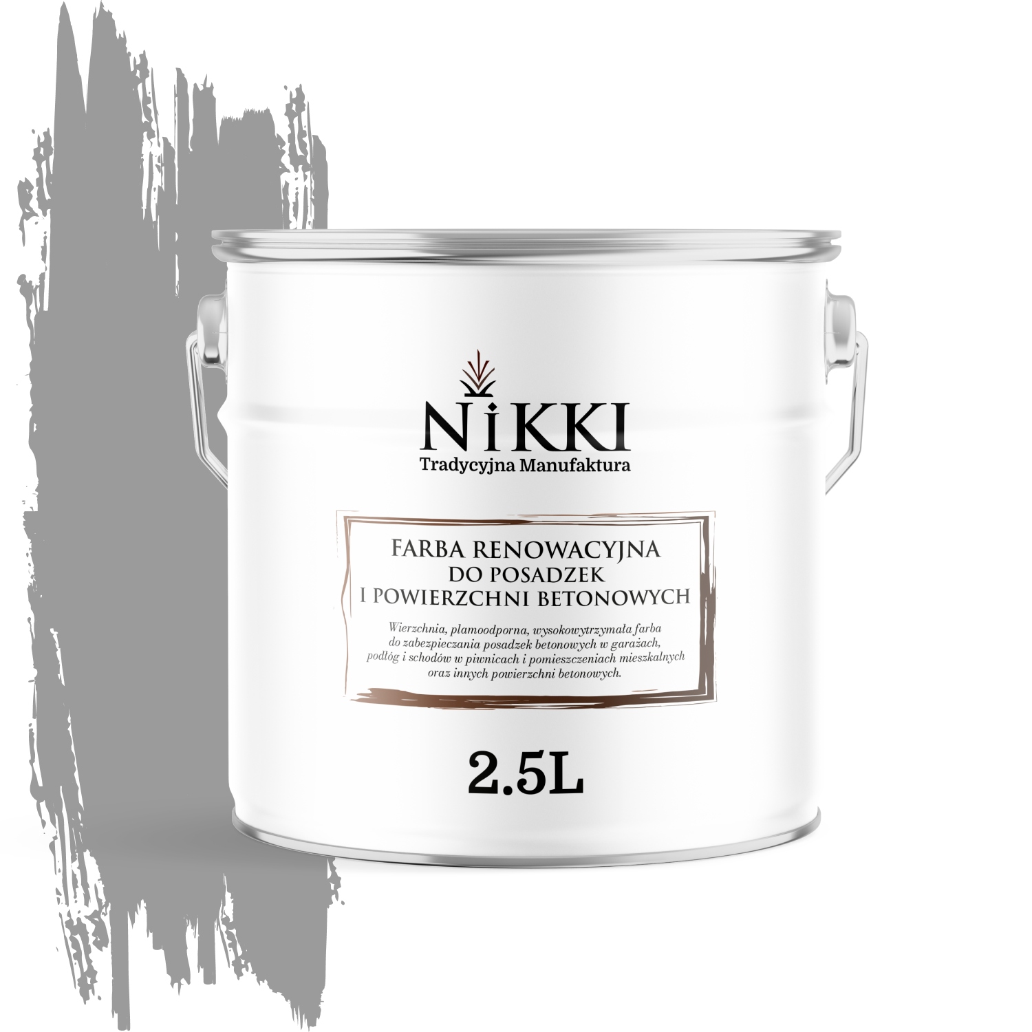 Farba Na Renováciu Betónových Podláh 2,5 L Sivá Signálna RAL7004 Matná