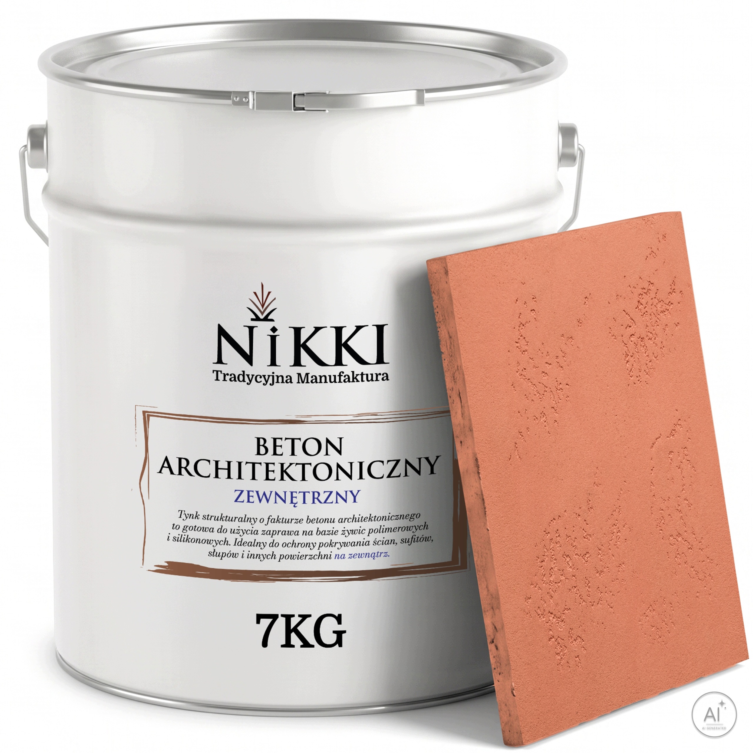 Fasádní omítka s architektonickou strukturou Betonu 7 kg Pudrová Růžová F315