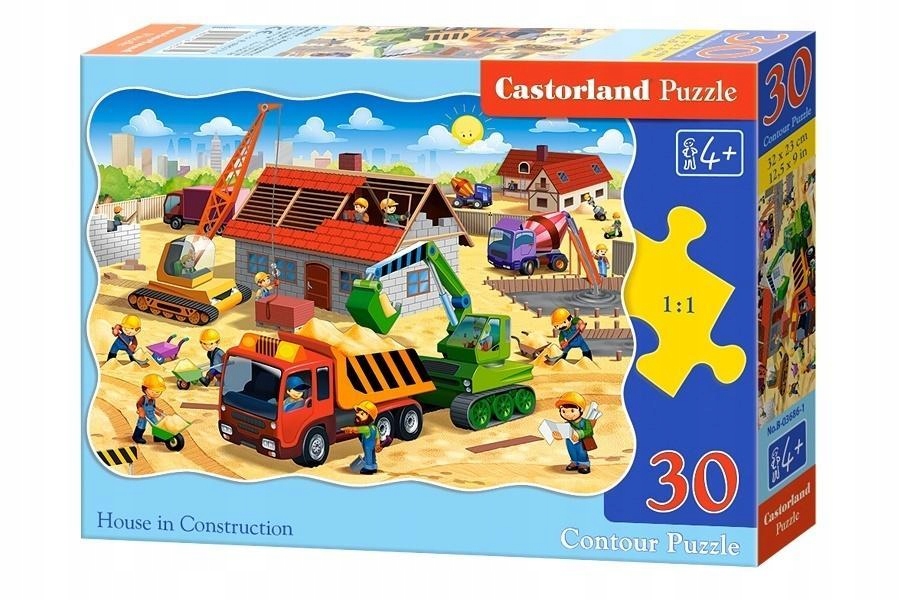 Puzzle Castorland 30 elementów Dom w budowie
