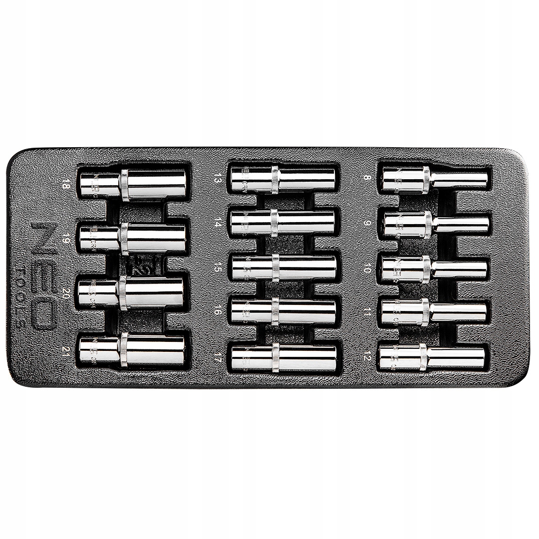 Dlhé Nástavce 1/2 8-21MM Sada 14 Kusov Vložka Neo Tools