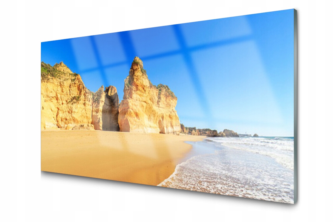 

Panel szklany dekor Ocean Plaża 140x70 + Klej