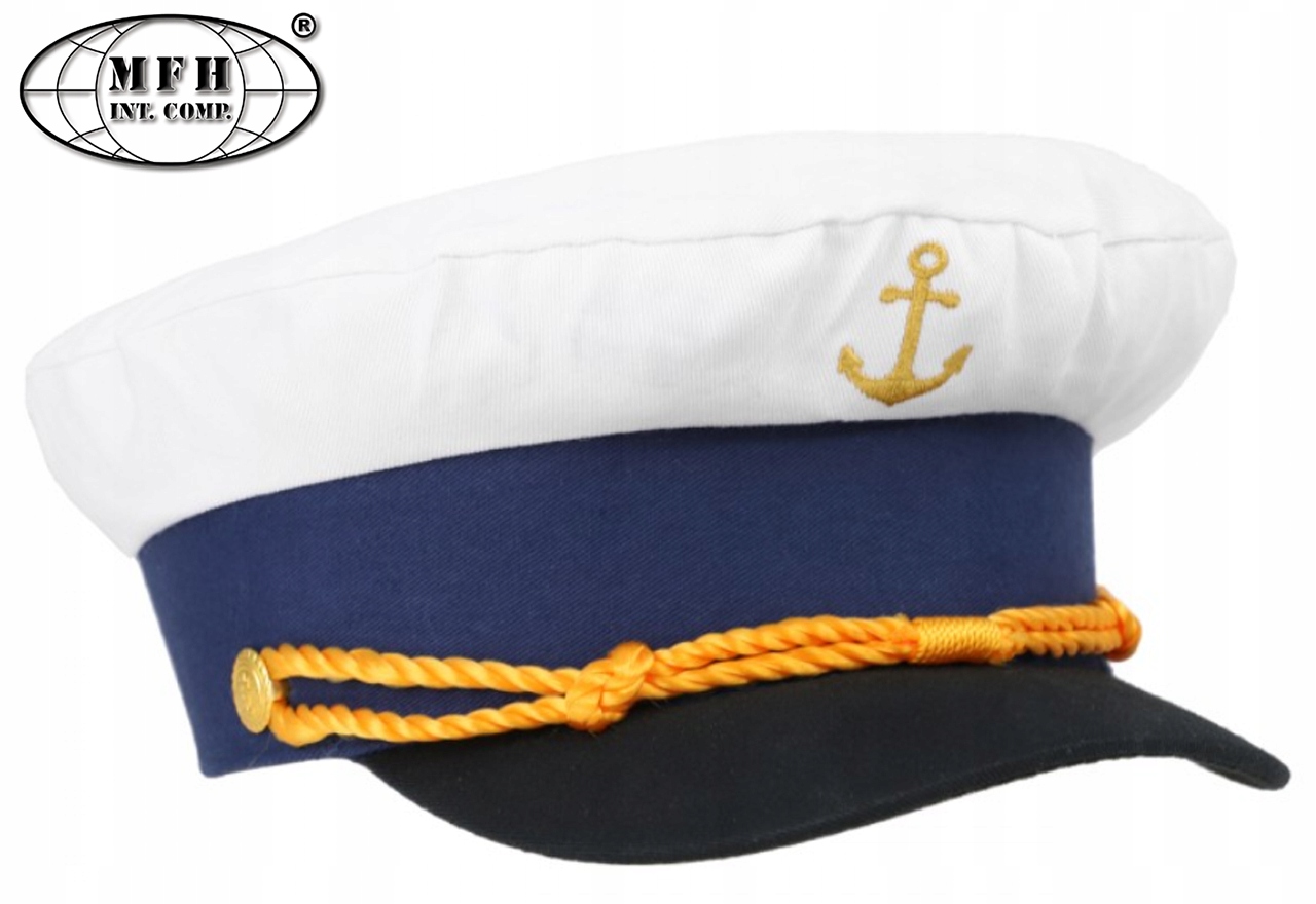 Czapka MARYNARZA MARYNARSKA Z REGULACJĄ MFH 54 +Gratis Model Czapka Marynarza