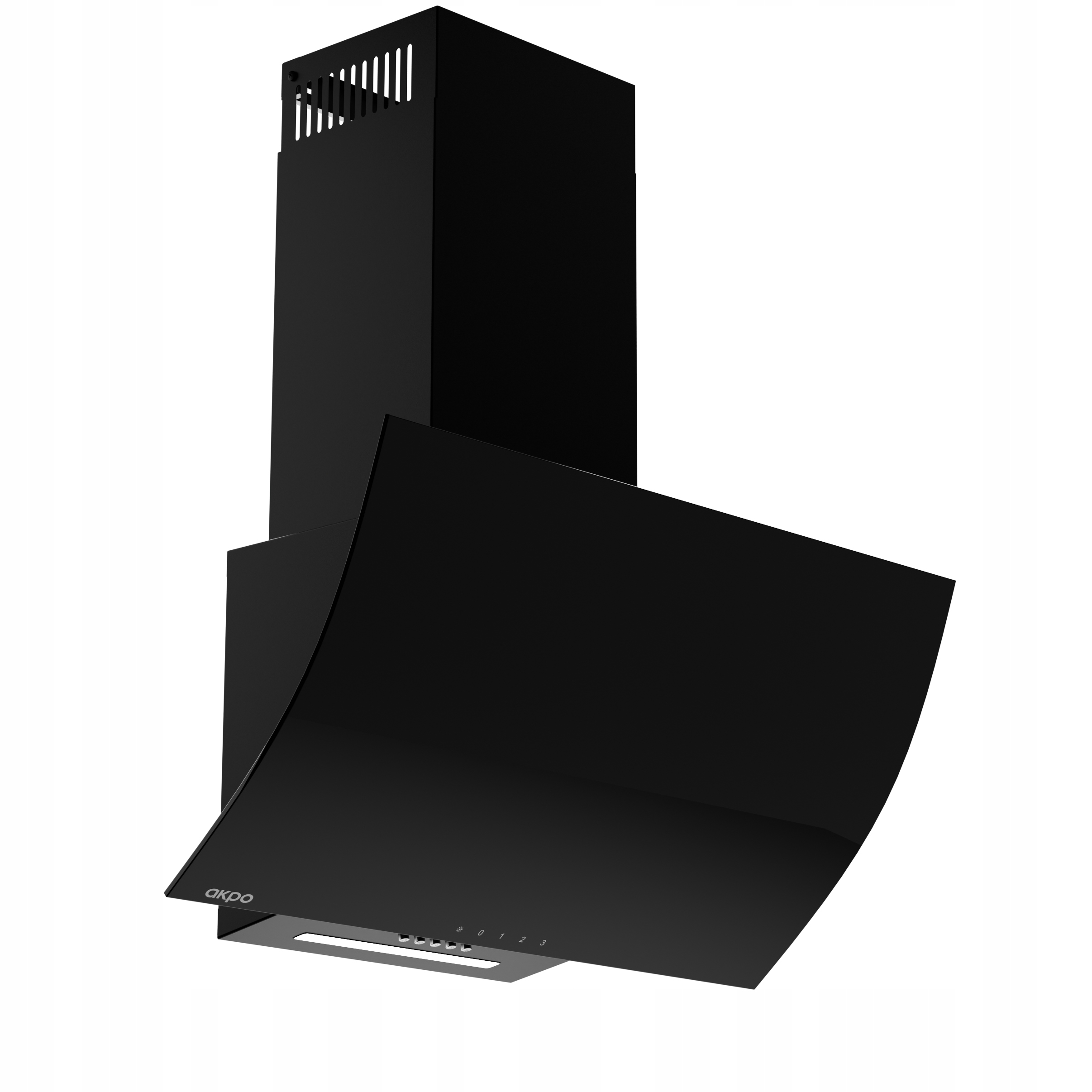 Okap kuchenny Akpo WK-4 Clarus 60 Czarny Mat Szkło
