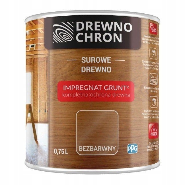 

Drewnochron Impregnat Grunt Bezbarwny 0,75l