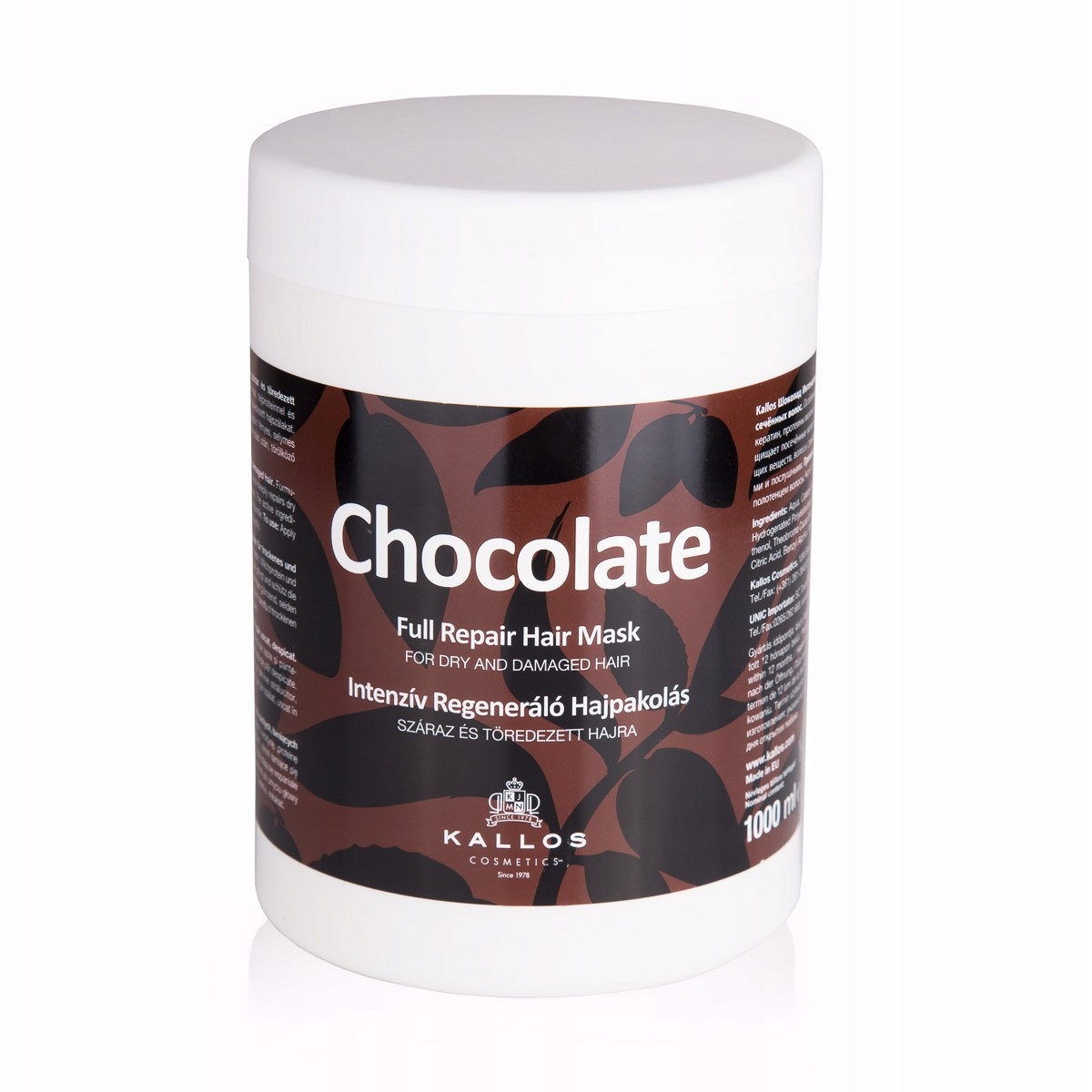

Kallos Chocolate Maska do włosów regenerująca 1L