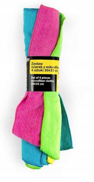 Moje Auto Mikrofibra Ściereczka 4 Sztuki