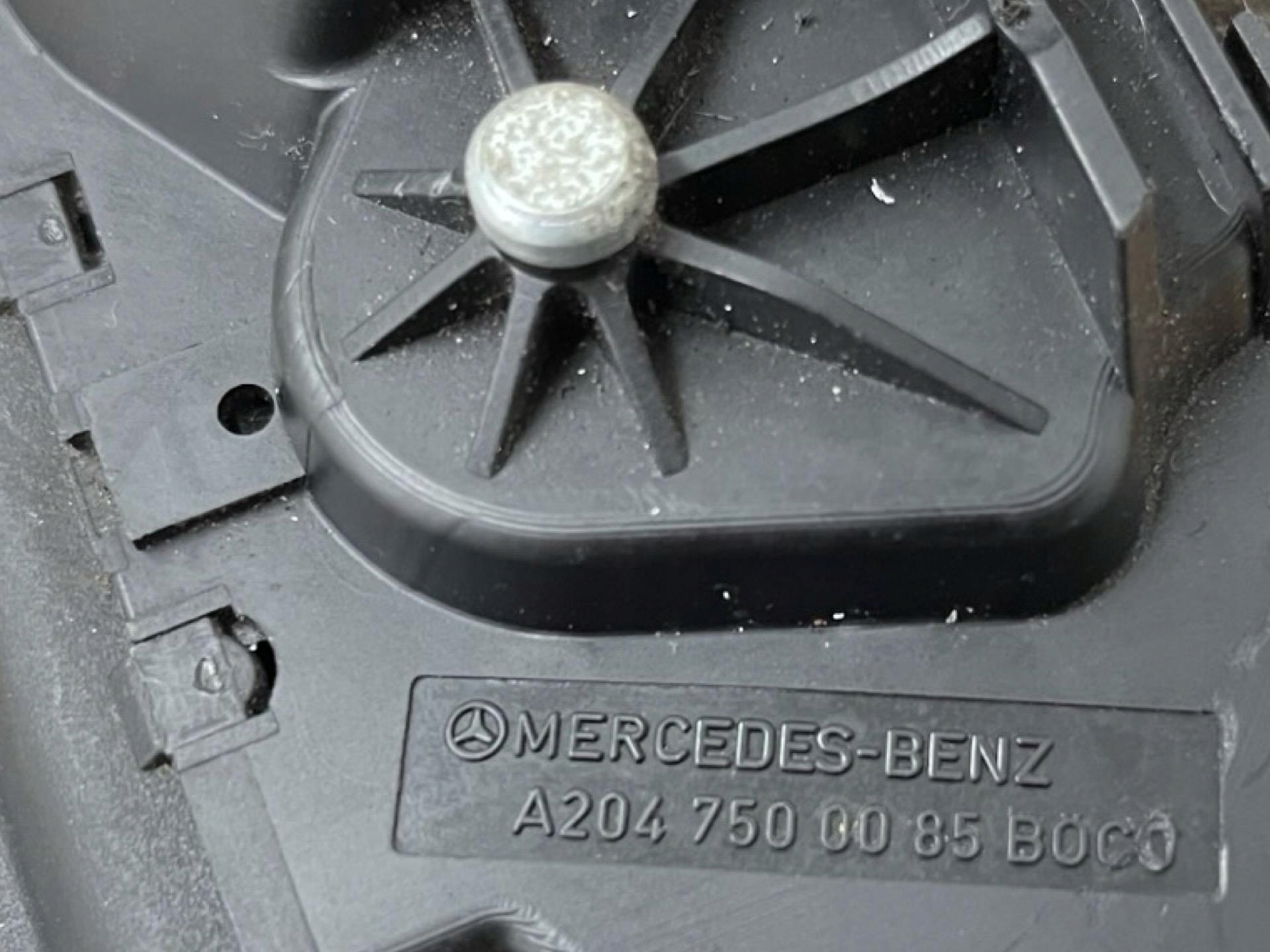 lock bonnet boot Mercedes-Benz C W204 2007 A2047500085