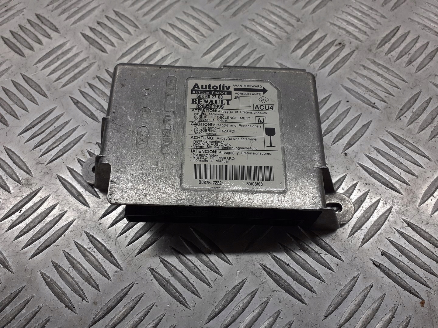 MODUŁ AIRBAG RENAULT MEGANE III 8200682381