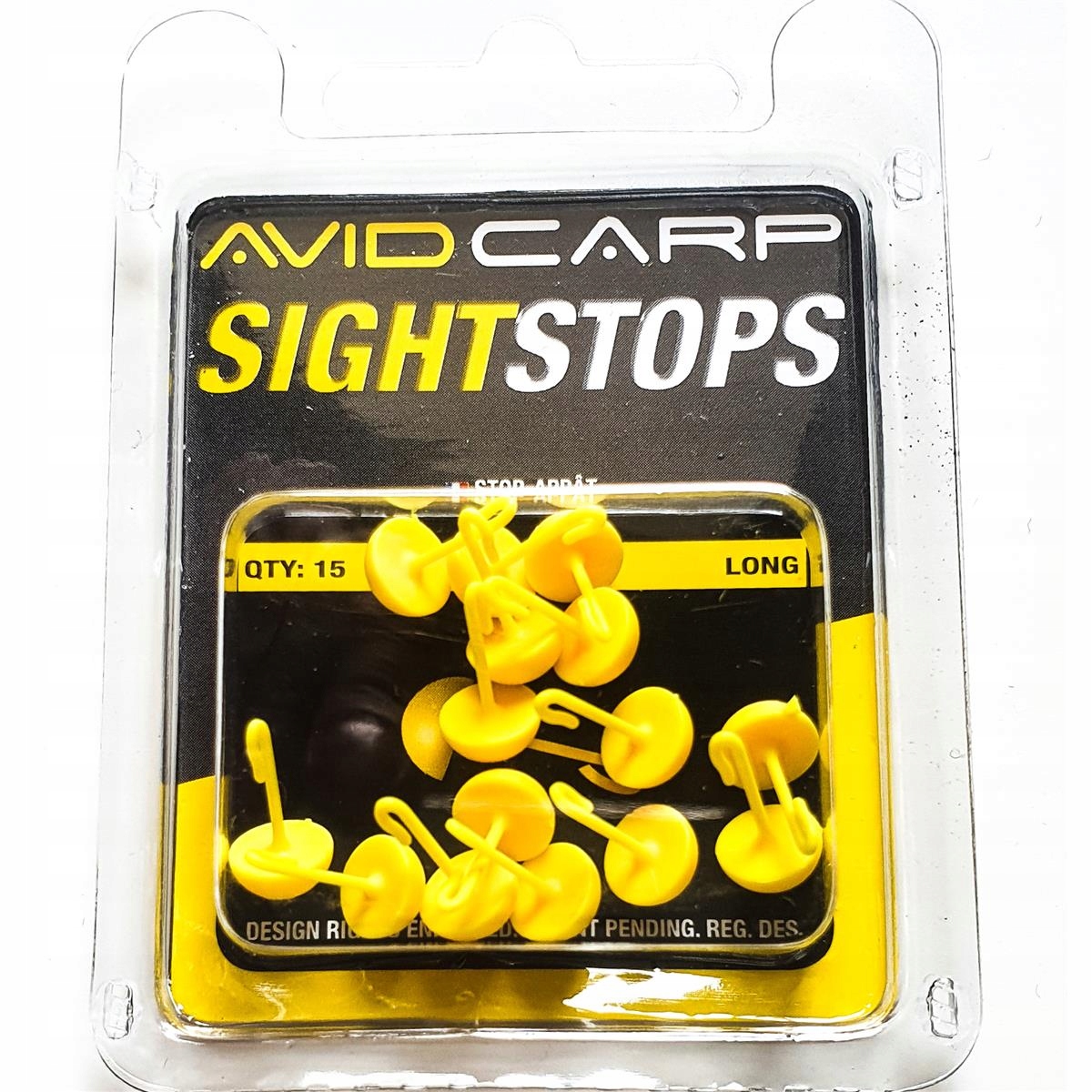 Avid Carp Sight Stops Floating Long Yellow 10