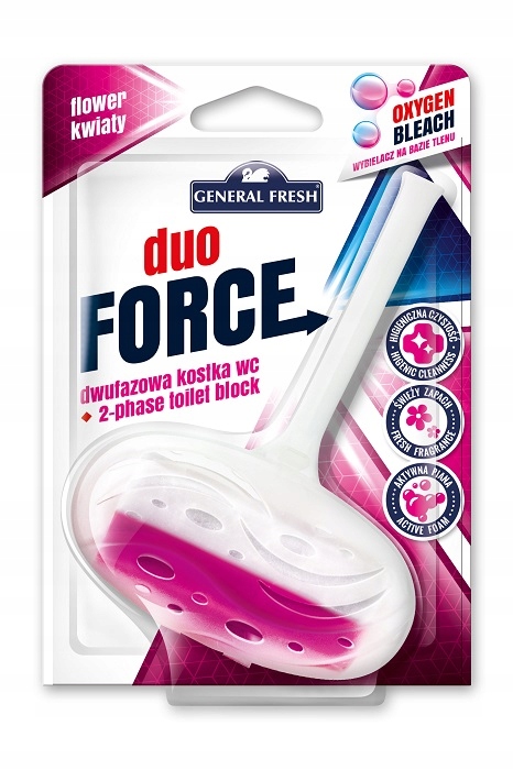 

General Fresh Duo Force Dwufazowa Kostka Wc Kwiaty