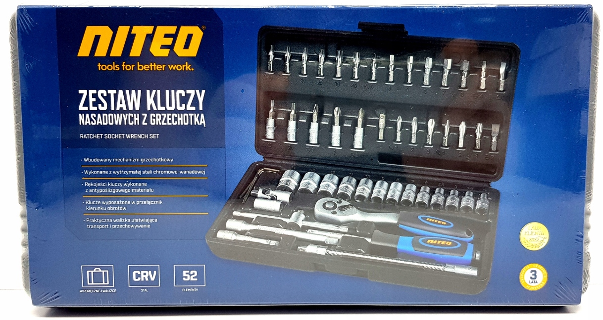 Zestaw narzędzi Niteo Tools 52 el. Marka Niteo Tools