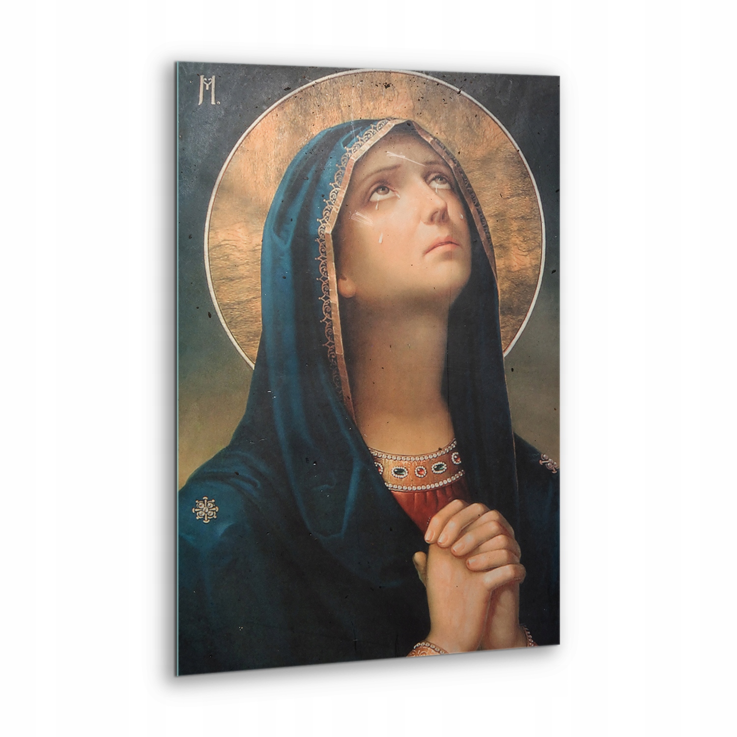 Foto-Obraz na skle Obývací pokoj Panna Maria Ikona
