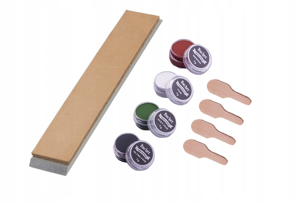 

Skórzany strop Bacher do ostrzałek Apex pasty