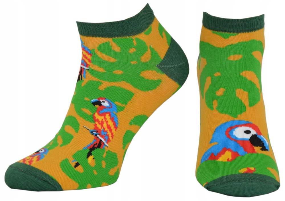 

Milena Stopki Męskie Śmieszne Papuga Z Zielonym 39