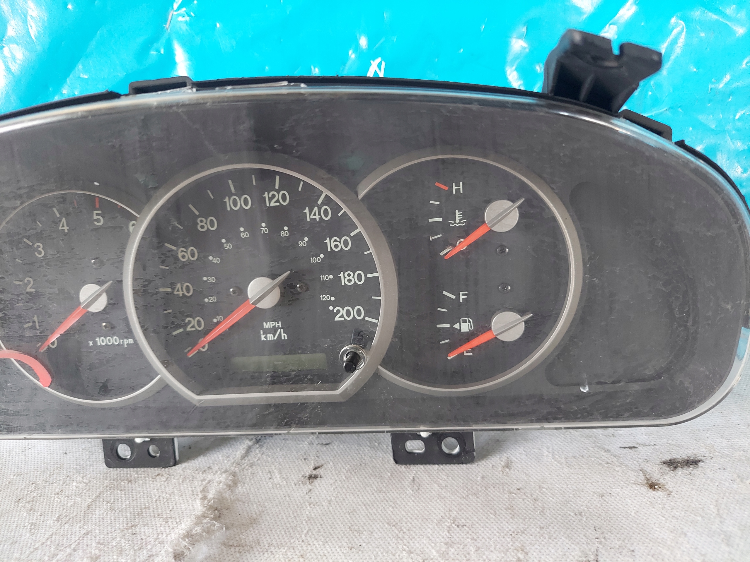 dials clock KIA CARNIVAL II 2.9 CRDI 20030527