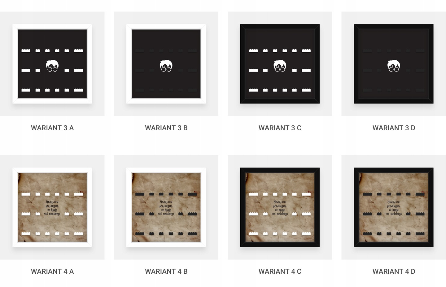 RAMKA DO LEGO MINIFIGURES 71022 HARRY POTTER 27CM Seria Inne