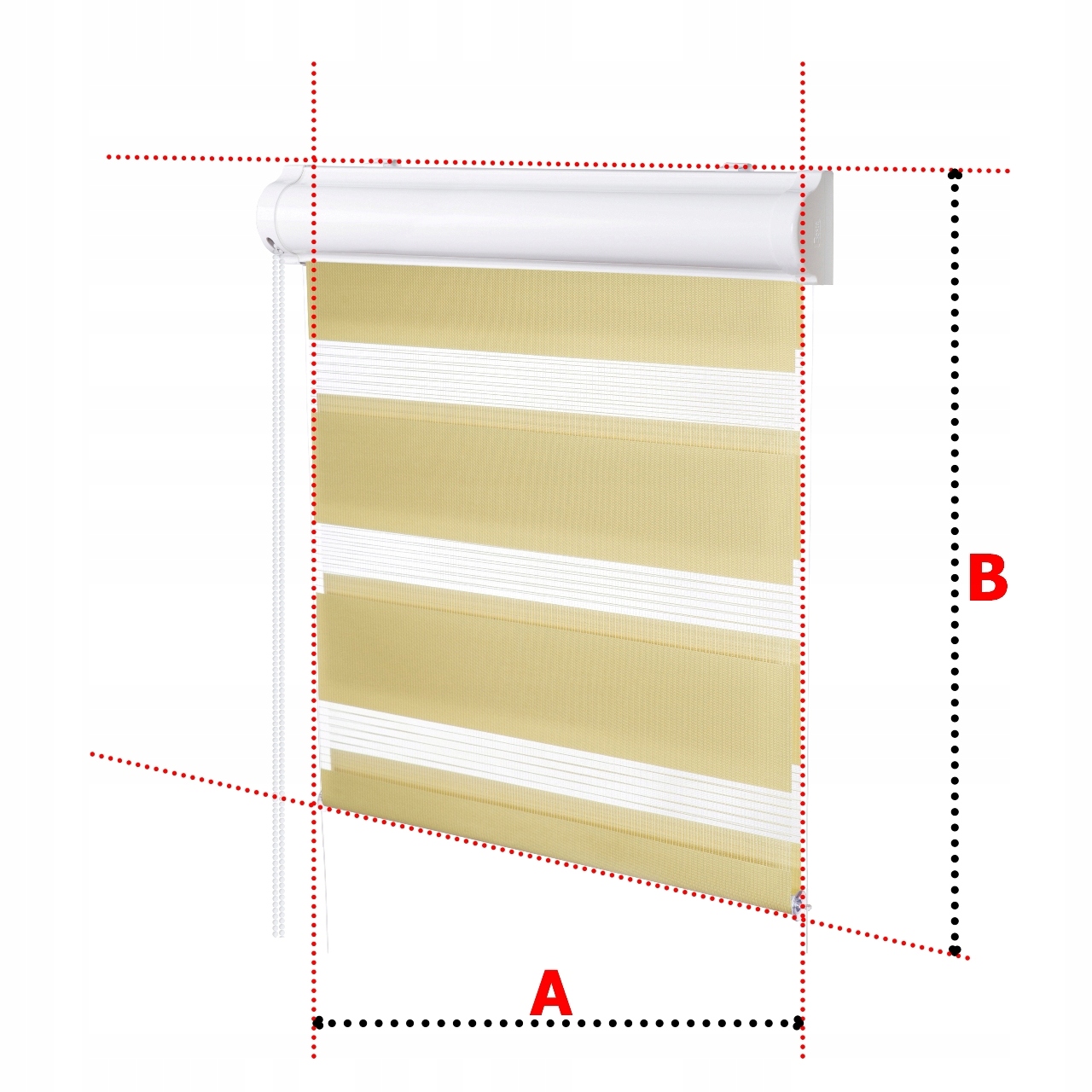 88x180 ROLETA DZIEŃ NOC W KASECIE, 13 kolorów Wzór klasyczny