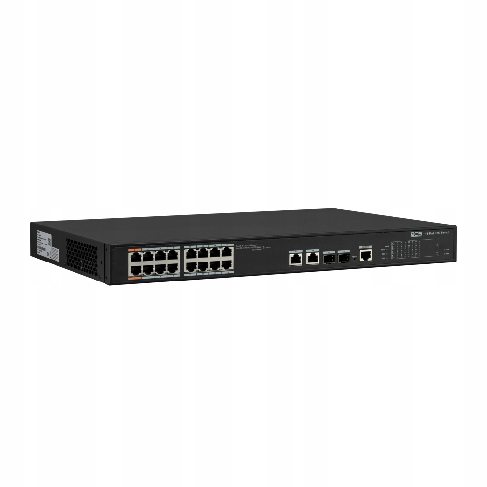 18-portový prepínač 16x PoE BCS-L-SP1602G-2SFP-M(2)