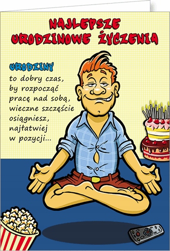 

Kartki urodzinowe dla mężczyzn facetów Comic3