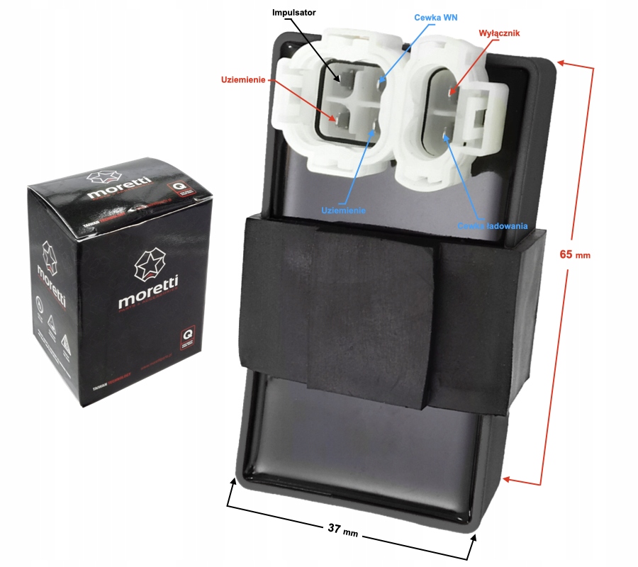 Moduł zapłonowy skuter UNIWERSALNY skuter 4T GY6