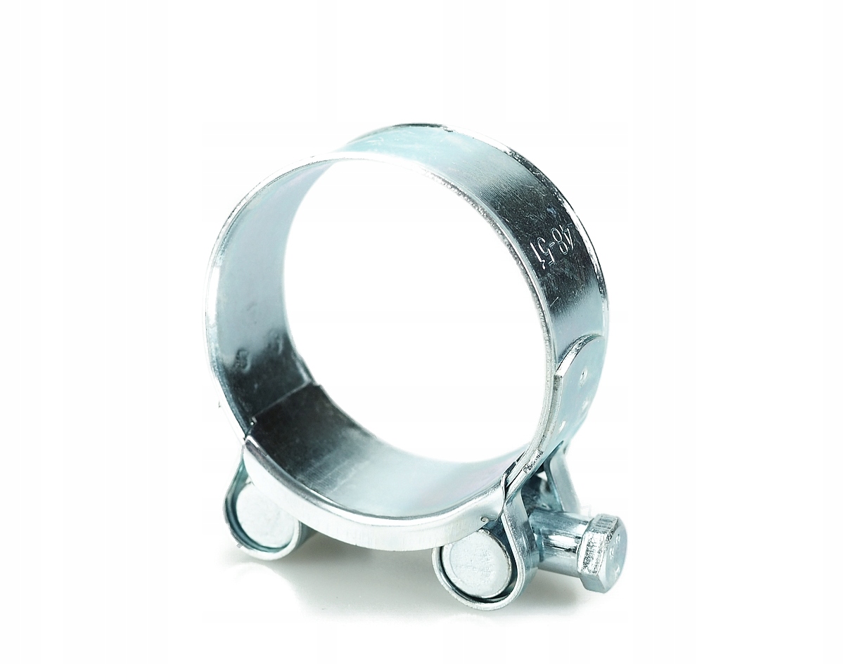 Obejma Opaska Zaciskowa Na Śrubkę Gbs W2 48mm 51mm Ocynk 48-51