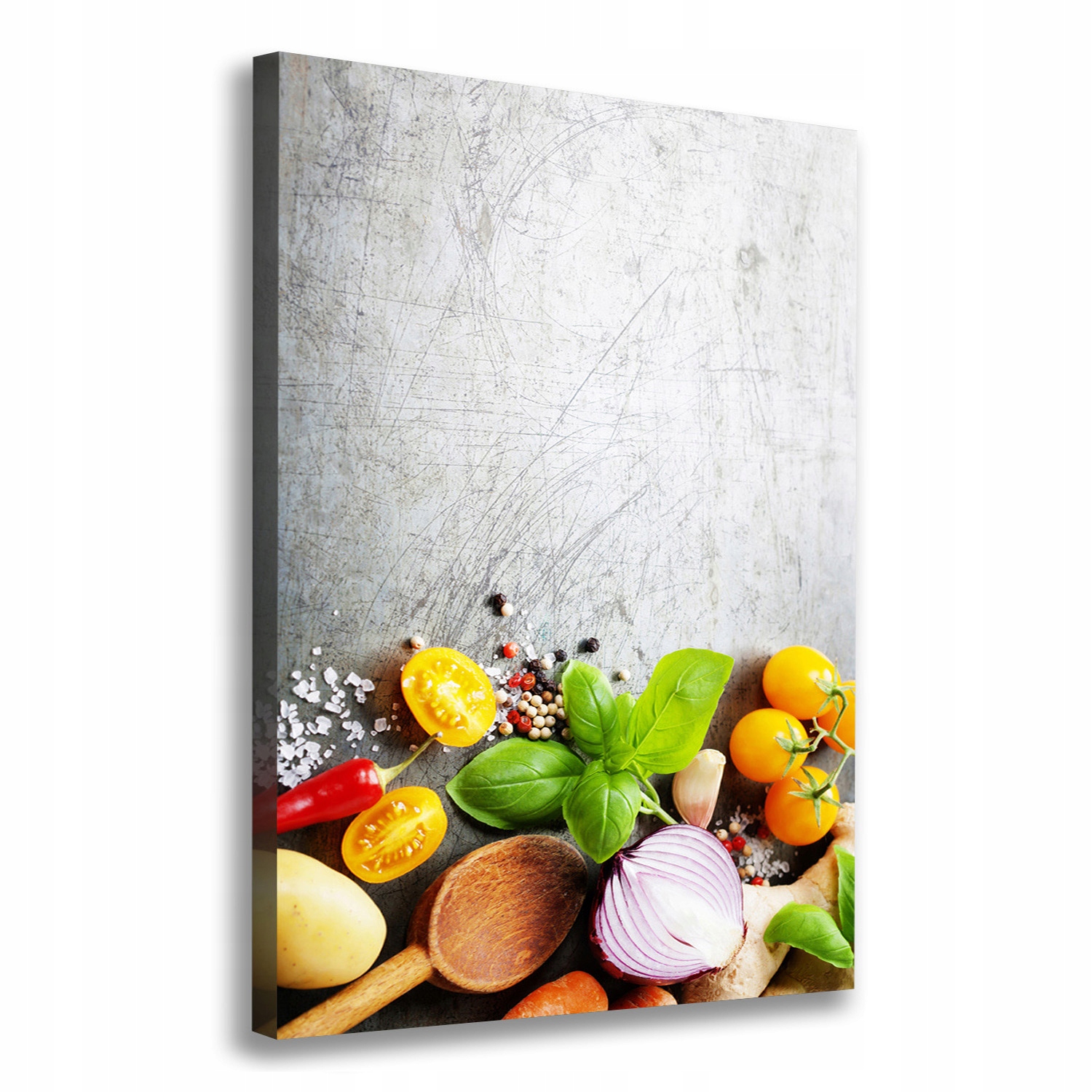

Nowoczesny obraz canvas na ramie Warzywa 70x100 cm