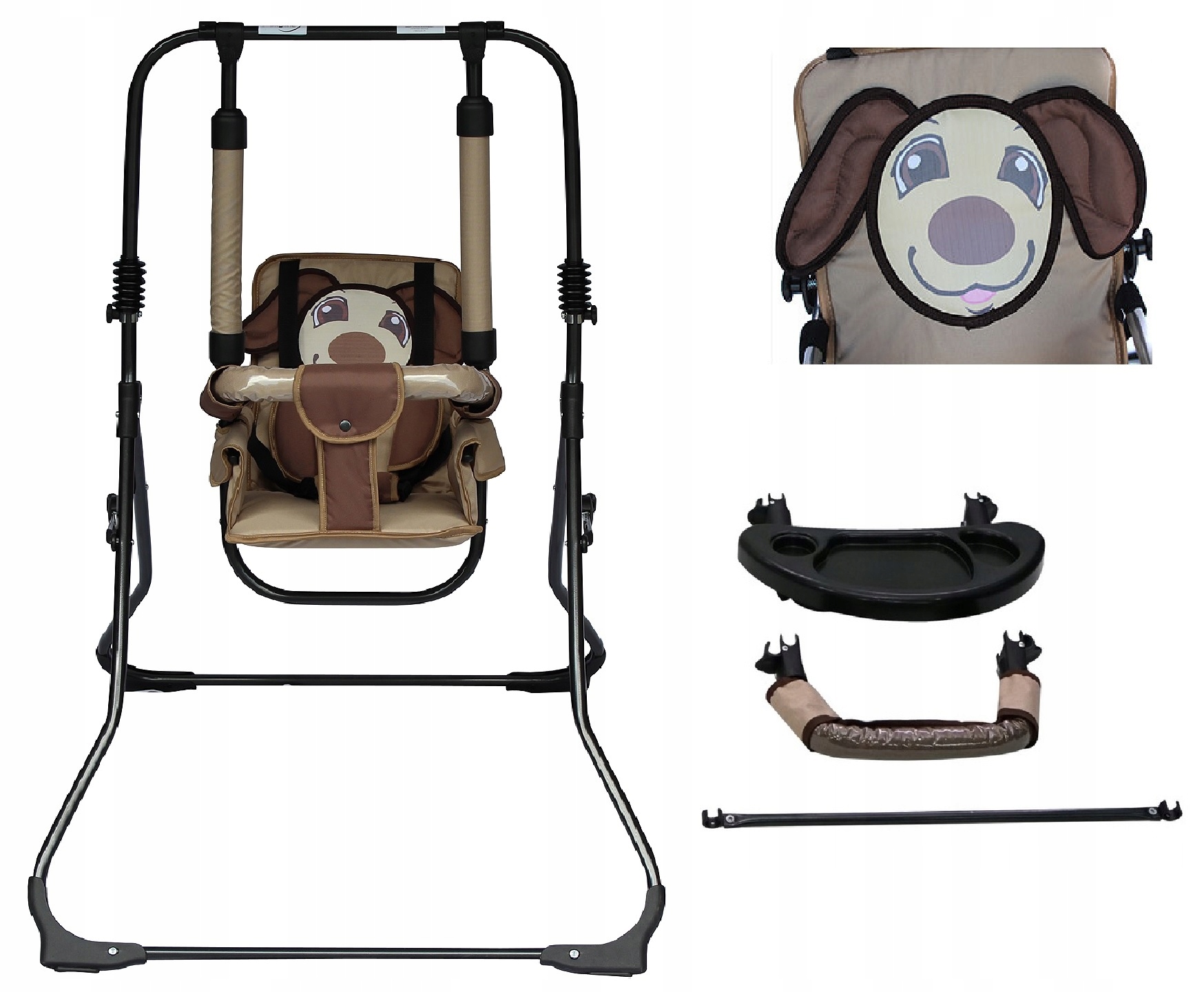 

Huśtawka Leżaczek Bujaczek Krzesełko 41 dla dzieci